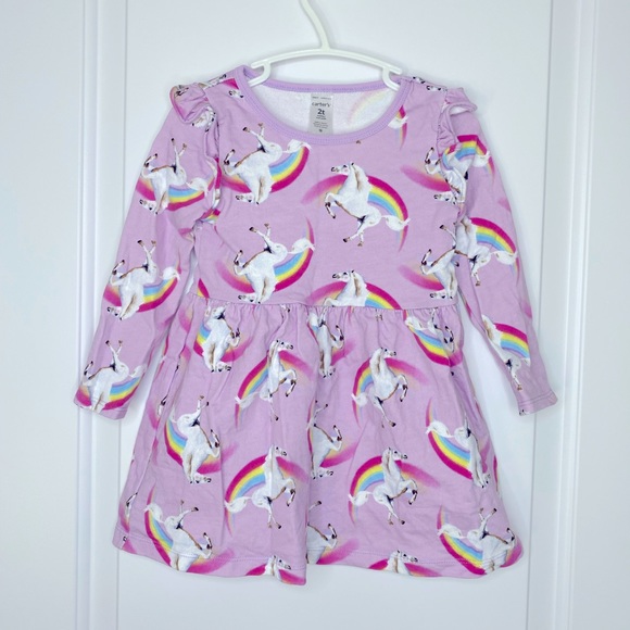 Carter's Other - Unicorn Rainbow Dress